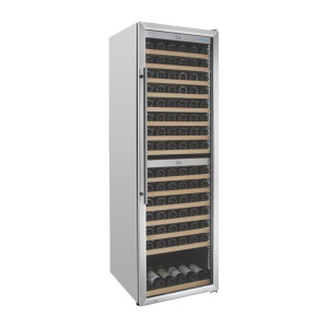Cave à Vin Bi-Zone Serie G Inox 450L
