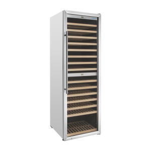 Cave à Vin Bi-Zone Serie G Inox 450L