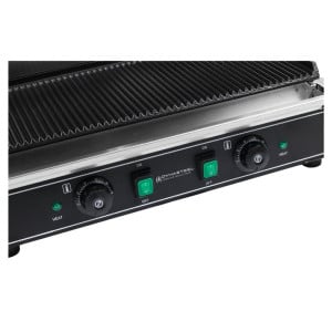 Grill de Contacto Doble Placas Estriadas
