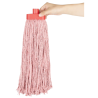 Cabeza de trapeador de flecos Kentucky Roja - 0.45 kg