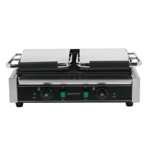 Grill de Contact Double Plaques Rainurée