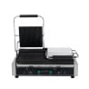 Double Contact Grill with Grooved Plates