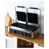 Double Contact Grill with Grooved Plates