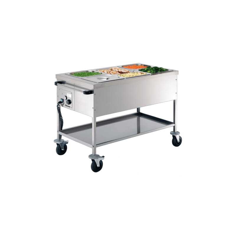 Waterless Bain-Marie Trolley - 3 GN 1/1