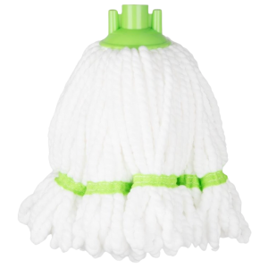 Cabeza de Mopa de Microfibra con Banda Verde - 0.15 kg