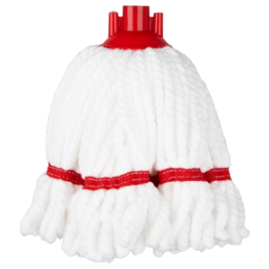 Cabeza de Mopa de Microfibra con Banda Roja - 0.15 kg
