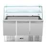 Refrigerated Saladette 3 Doors - 368 L - Dynasteel