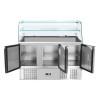 Refrigerated Saladette 3 Doors - 368 L - Dynasteel