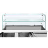 Refrigerated Saladette 3 Doors - 368 L - Dynasteel