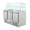Refrigerated Saladette 3 Doors - 368 L - Dynasteel