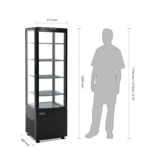 Vitrine Refrigerada Negro Series C 235 L - Polar