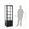Refrigerated Display Case - Curved Door - Black Series C 235 L