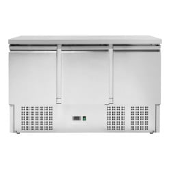 Mesa Refrigerada Compacta GN 1/1 Positiva 3 Puertas