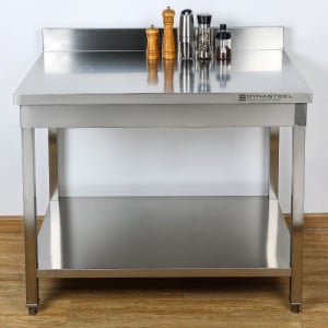 Mesa de Inox Dynasteel | Robusta y Funcional | Restauración profesional