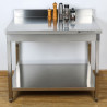 Mesa de Inox Dynasteel | Robusta y Funcional | Restauración profesional