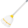 Cabeza de Mopa de Microfibra con Banda Amarilla - 0.15 kg