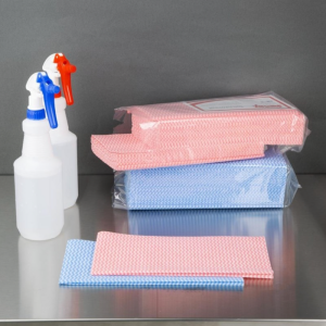 Paño de Limpieza para Baño Rojo - Lote de 50