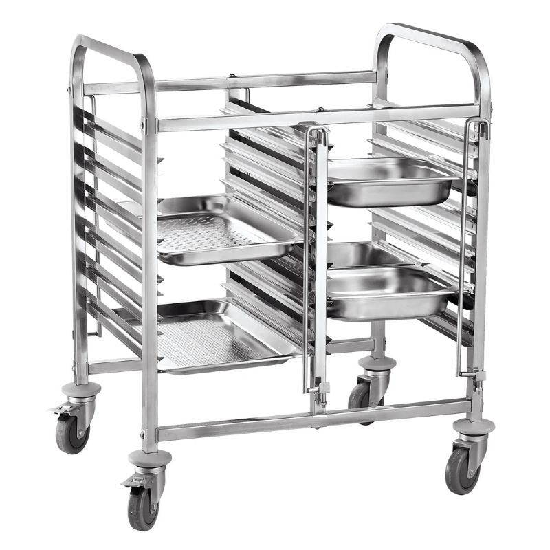 Carro Porta-Bandejas Doble - 12 x GN 1/1 - HENDI Carro Porta-Bandejas Doble - 12 x GN 1/1 - HENDI