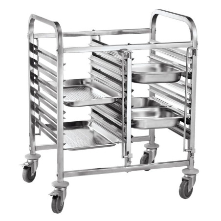 Carro Porta-Bandejas Doble - 12 x GN 1/1 - HENDI