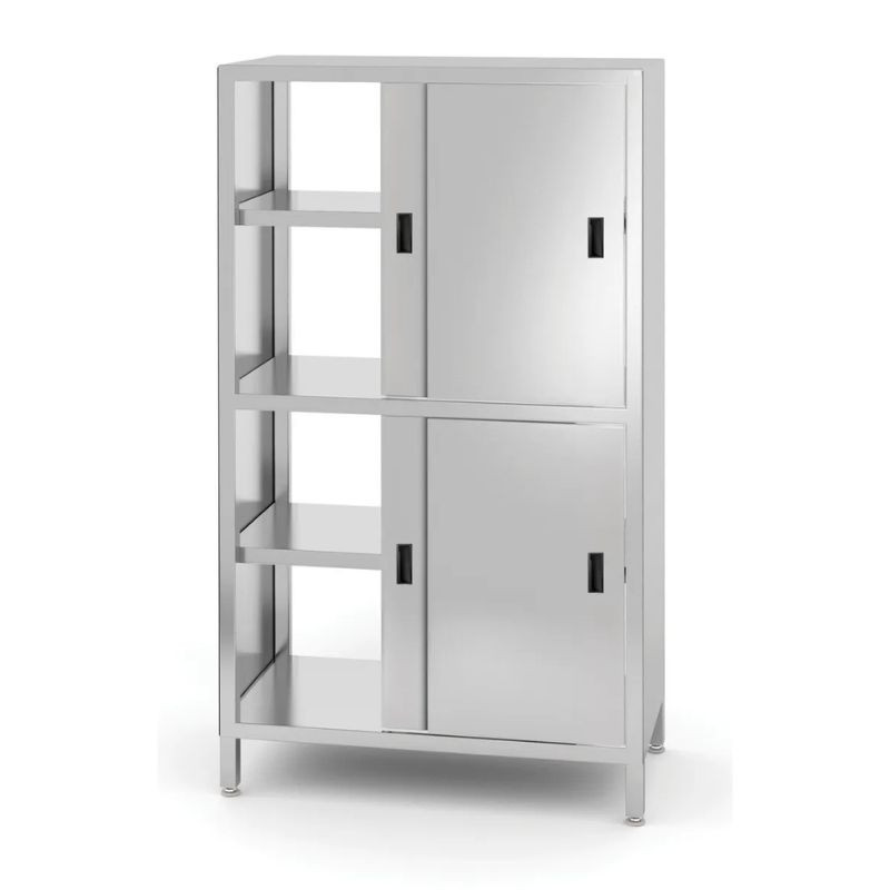 Armario con Separación y Puertas Correderas - Atornillado - HENDI Armario con Separación y Puertas Correderas - Atornillado - HENDI