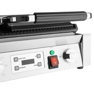 Grill de Contacto Doble Placas Estriadas