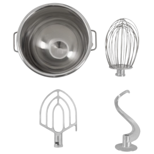 Batidora Mezcladora Planetaria Digital de Aluminio e Inox - 10 L