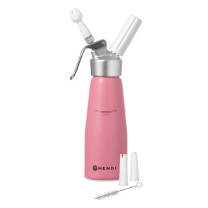 Siphon para Chantilly Rosa - 0,5 L - HENDI