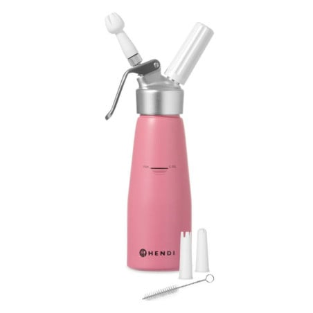 Siphon para Chantilly Rosa - 0,5 L - HENDI