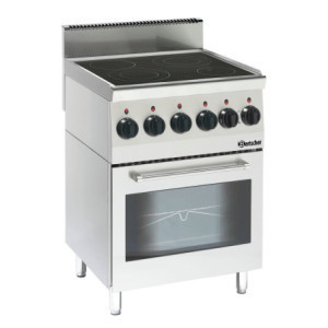 Cocina Eléctrica 4 Fuegos Vitrocerámica - Serie 600