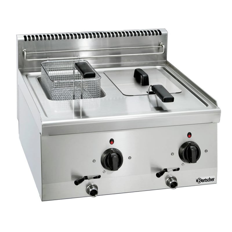 Freidora Eléctrica de Sobremesa - Serie 600 - 2 x 6 L - Bartscher Freidora Eléctrica de Sobremesa - Serie 600 - 2 x 6 L - Bartscher