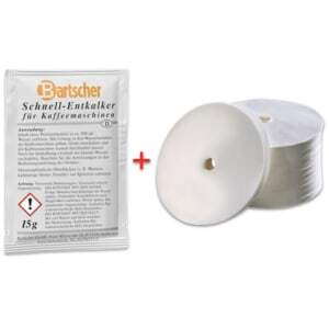 Pack desincrustante y filtros Percolador Regina 90 y Pro 100T - Bartscher