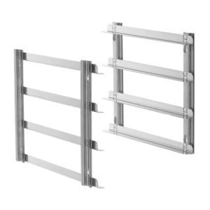 Guías de Soporte para Horno Combinado de Vapor 5 Niveles
