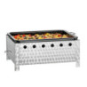 Parrilla Combinada a Gas - 3 Quemadores