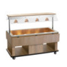Carro Buffet Caliente Infantil - 4 x GN 1/1