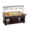 Carro Buffet Caliente Infantil - 4 x GN 1/1