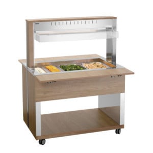 Chariot Buffet Caliente - 3 x GN 1/1