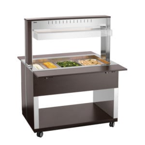 Carro Buffet Caliente - 3 x GN 1/1