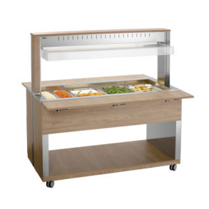 Carro Buffet Caliente - 4 x GN 1/1
