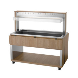 Carro Buffet Caliente - 4 x GN 1/1