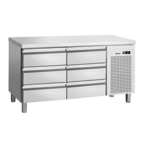 Mesa Refrigerada Positiva 6 Cajones GN 1/1