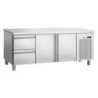 Mesa Refrigerada Positiva 2 Puertas y 2 Cajones GN 1/1