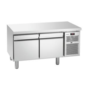 Mesa Refrigerada Positiva 2 Puertas GN 1/1 con Soubassement