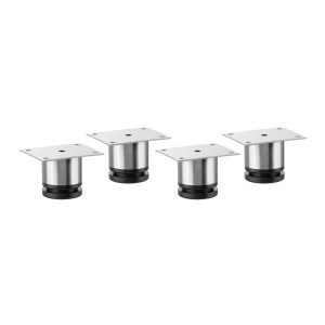 Juego de Patas para Mesa Refrigerada con Base - Lote de 4