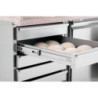 Mueble para Pizza Refrigerado con 2 Puertas y 7 Cajones