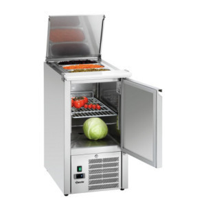 Saladette Refrigerada de 1 Puerta - 1 GN 1/1