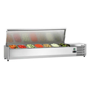 Saladette Refrigerada para Colocar Inox - 7 x GN 1/4
