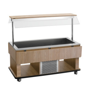Carro Buffet Caliente Infantil - 4 x GN 1/1