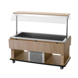 Carro Buffet Caliente Infantil - 4 x GN 1/1