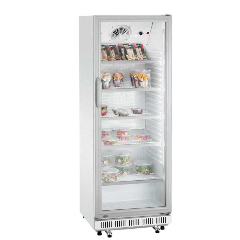 Armario Refrigerado Positivo Vidriado Blanco - 360 L - Bartscher Armario Refrigerado Positivo Vidriado Blanco - 360 L - Bartscher