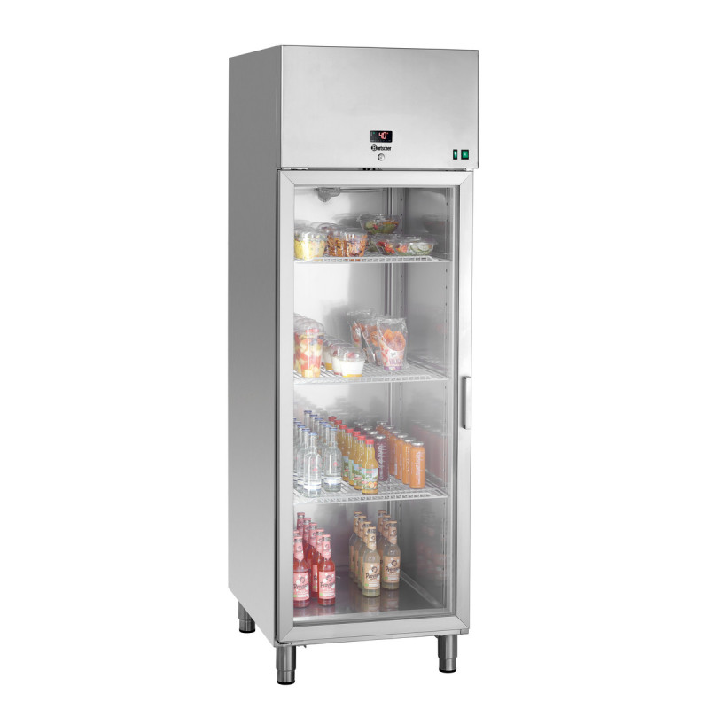Armario Refrigerado Positivo Vidriado Inox - 461 L - Bartscher Armario Refrigerado Positivo Vidriado Inox - 461 L - Bartscher